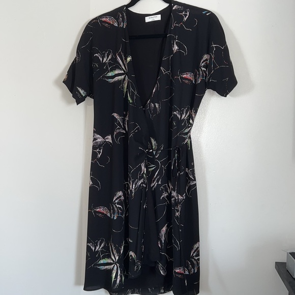 Aritzia Babaton Wallace Wrap Dress - Picture 2 of 8